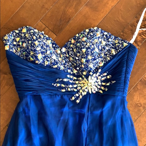 Blue Formal Dress - Picture 2 of 2